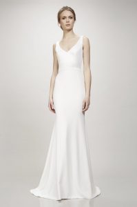 simple wedding gown