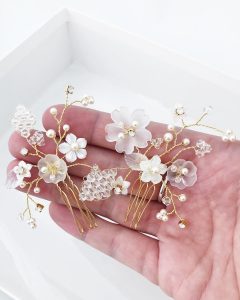 floral hair accessory pins